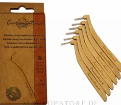 Interdentalbürsten aus Bambus Größe A (0,4 mm) 6 St.