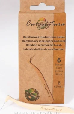 Interdentalbürsten aus Bambus Größe B (0,5 mm) 6 St.