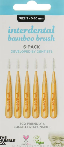 Interdentalbürsten aus Bambus 0.6 mm