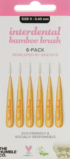 Interdentalbürsten aus Bambus 0,4 mm 6 St.