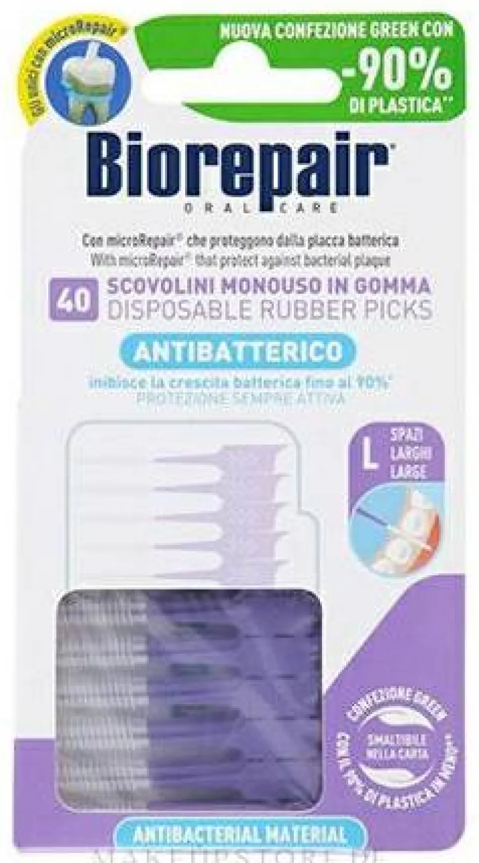 Interdentalbürsten aus Silikon Größe L