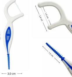 Interdentalbürsten 2in1, 50 Stk.
