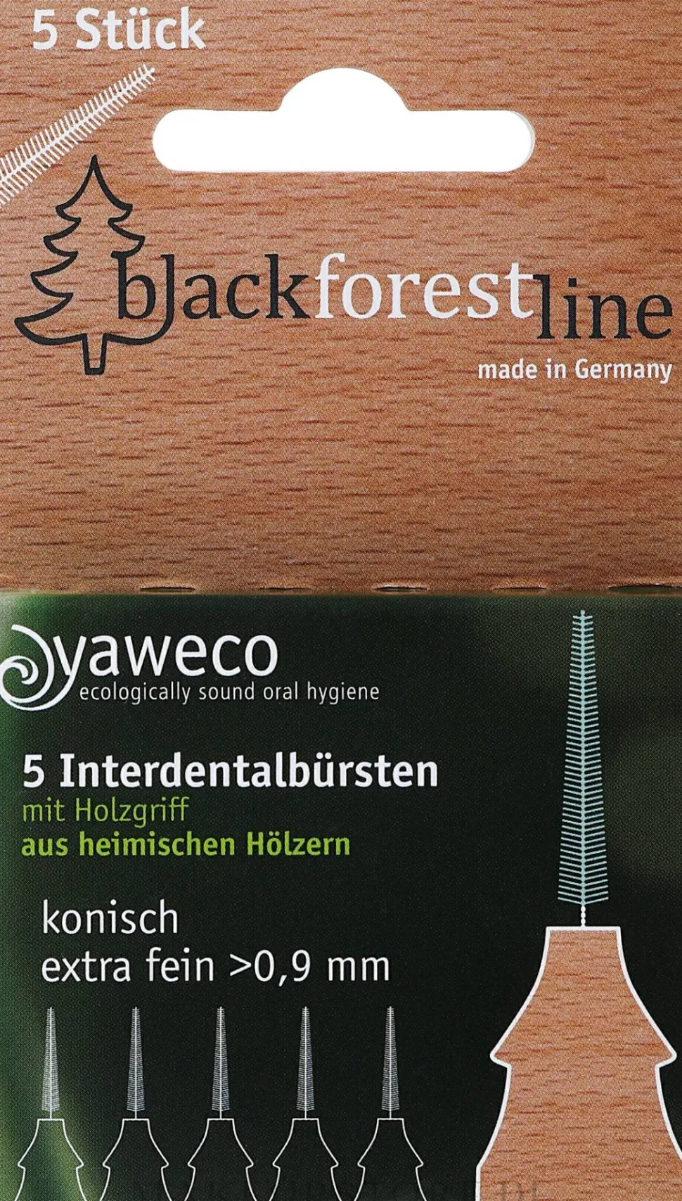 Interdentalbürsten mit Holzgriff