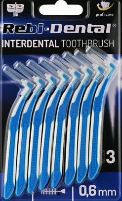 Interdentalbürsten 0,6 mm blau