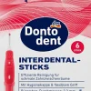 Interdentalbürsten 0,5 mm rot