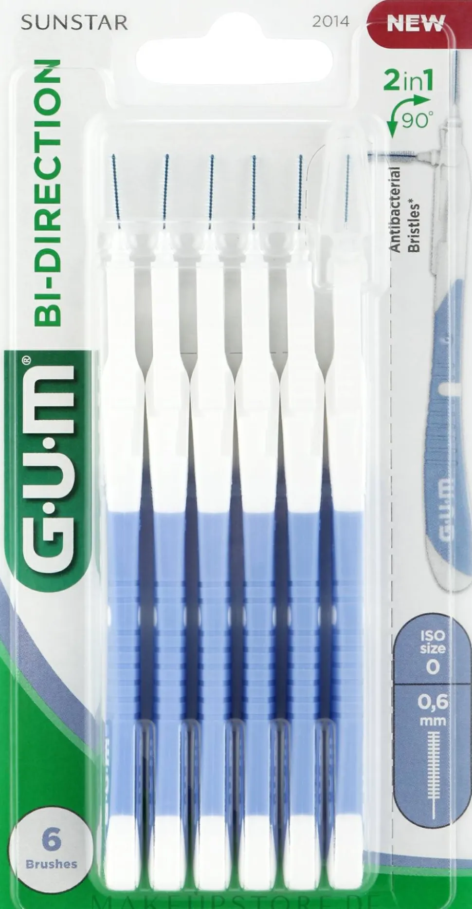 Interdentalbürsten 0.6 mm violett