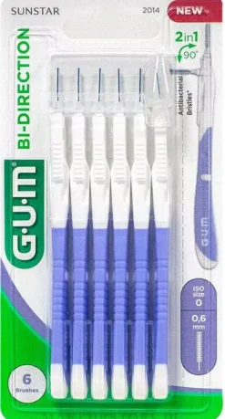Interdentalbürsten 0.6 mm violett