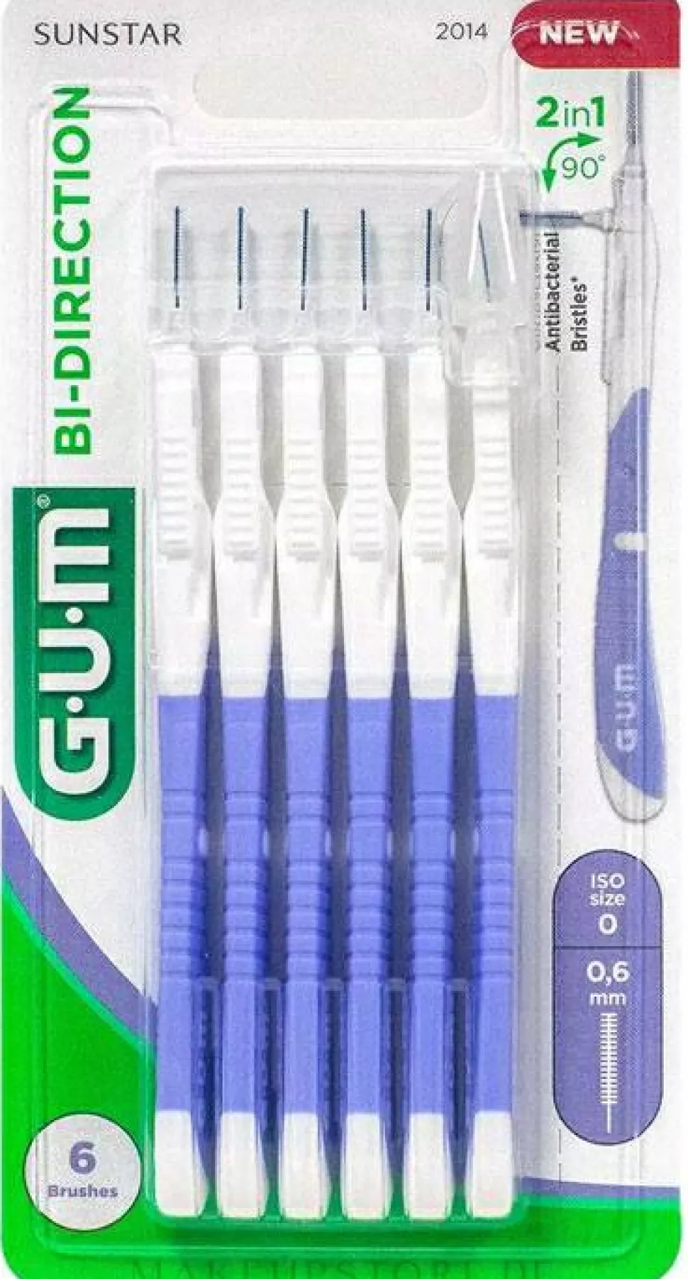 Interdentalbürsten 0.6 mm violett