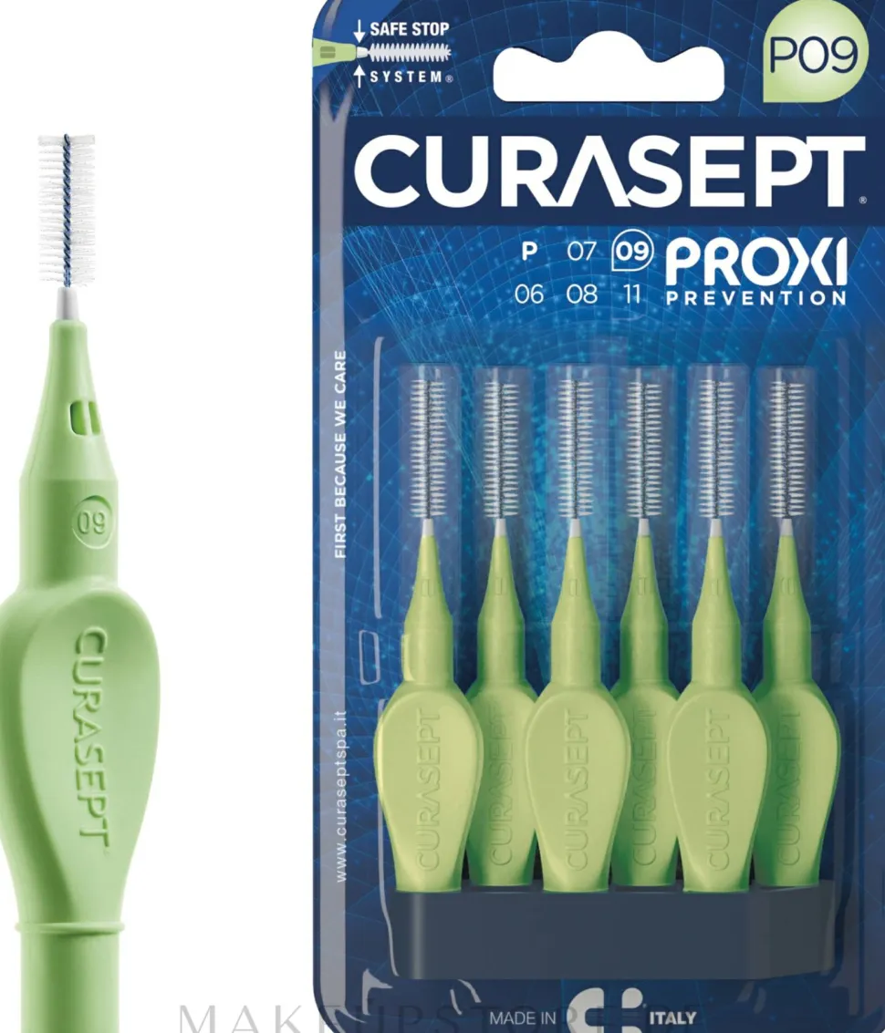 Interdentalbürsten P09, 0,9 mm, grün