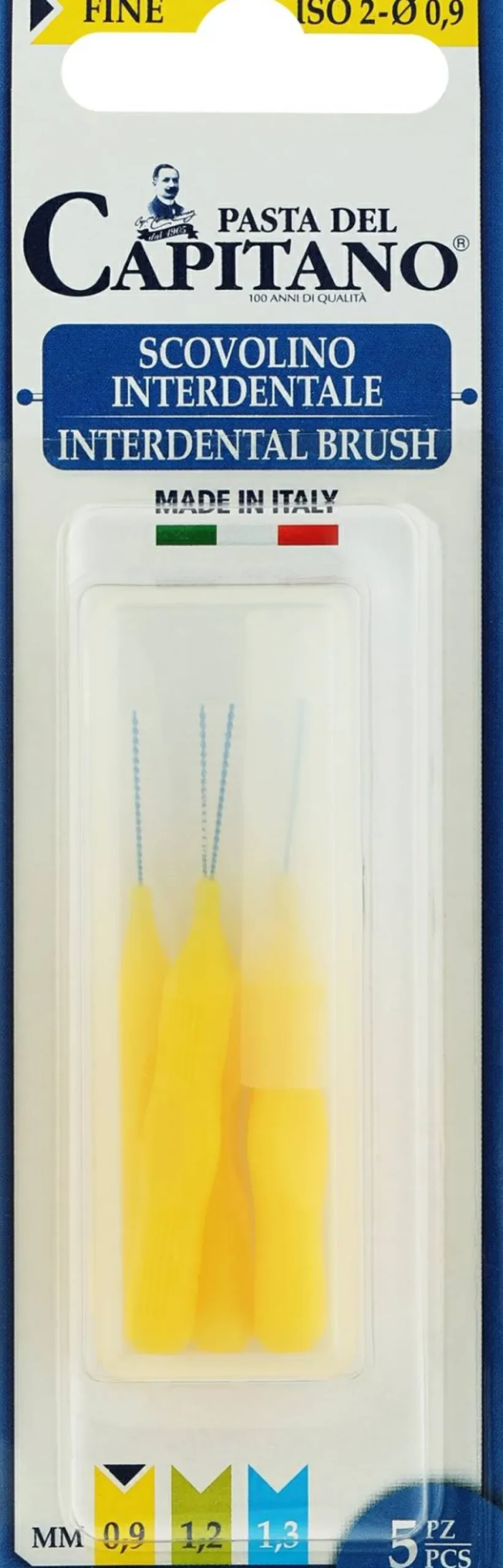 Interdentalbürsten-Set gelb