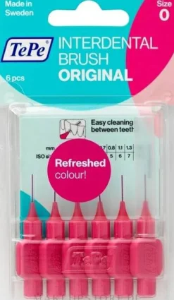 Interdentalbürsten-Set Original 0.4 mm rosa