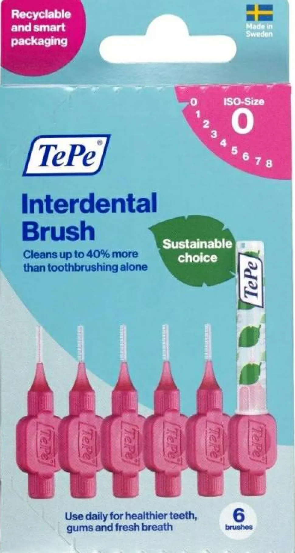 Interdentalbürsten-Set Original 0.4 mm rosa
