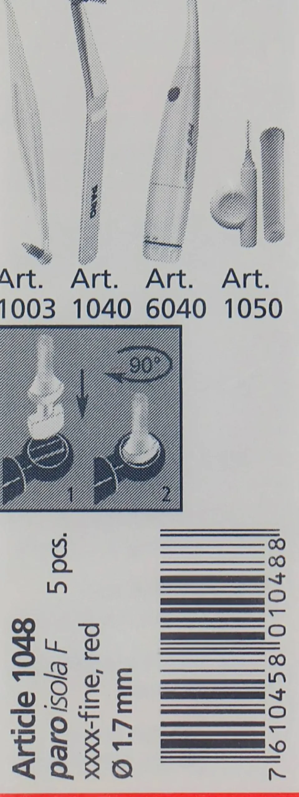 Interdentalzahnbürste 1.7 mm 5 St.