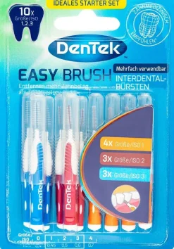 Interdentalzahnbürsten Größe 1, 2 und 3 MIX Easy Brush 0.45, 0.5 und 0.6 mm 10 St.