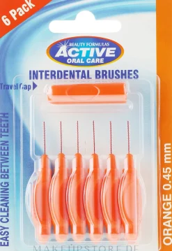 Interdentalzahnbürsten 0,45 mm orange 6 St.