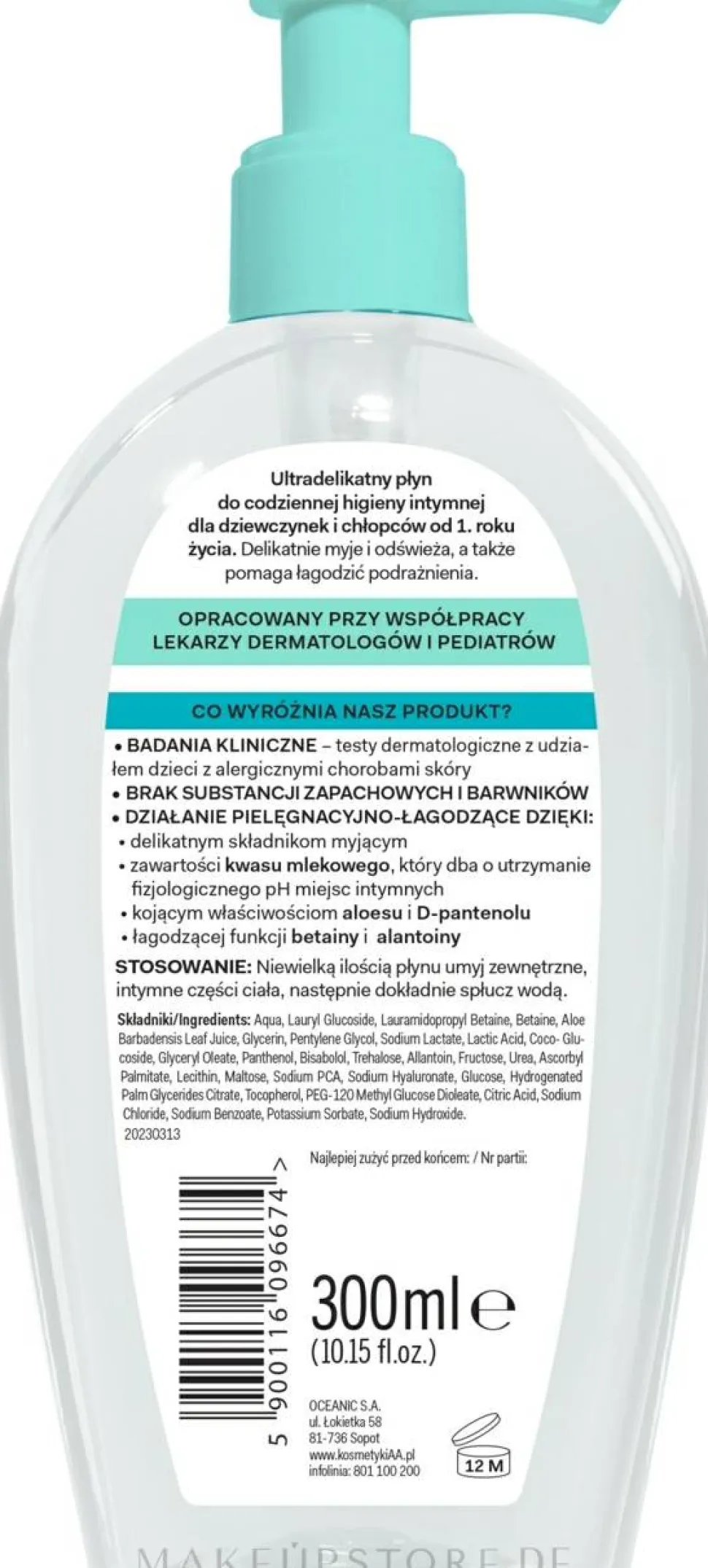 Intimhygienegel für Kinder