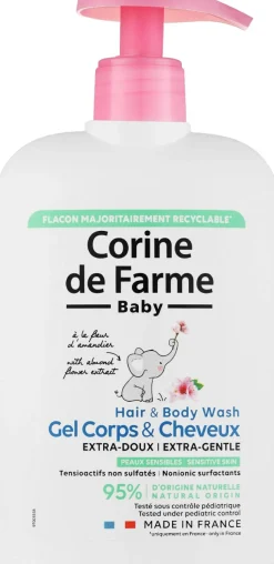2in1 Ultra sanftes Shampoo und Duschgel für Neugeborene, Babys und Erwachsene