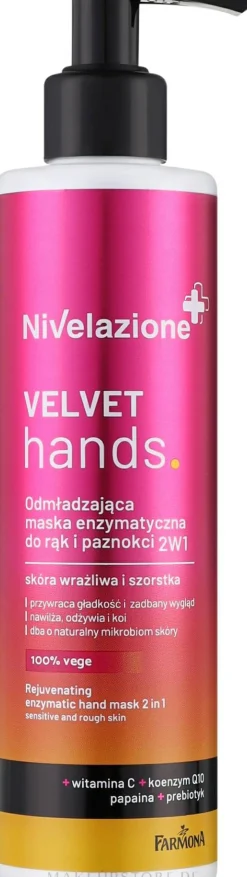 2in1 Verjüngende Enzym-Handmaske