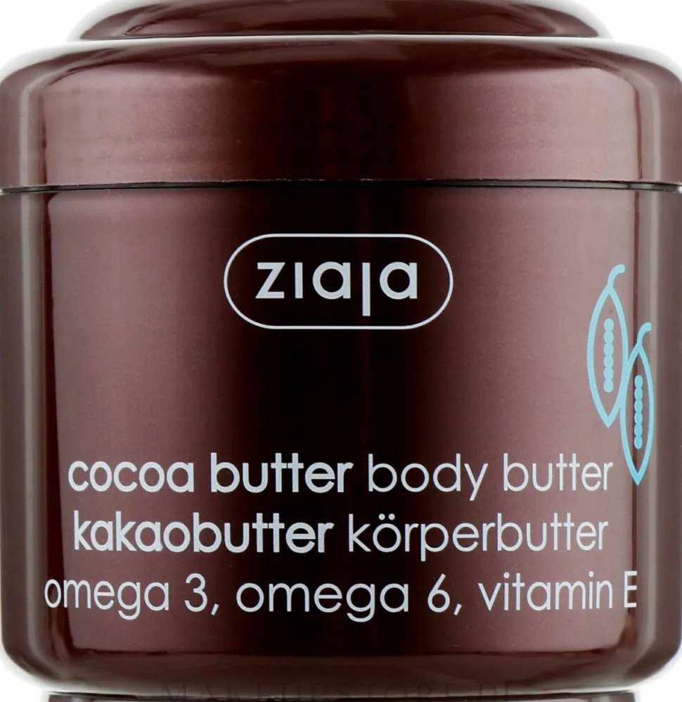 Kakao- Körperbutter mit Omega 3, 6 und Vitamin E