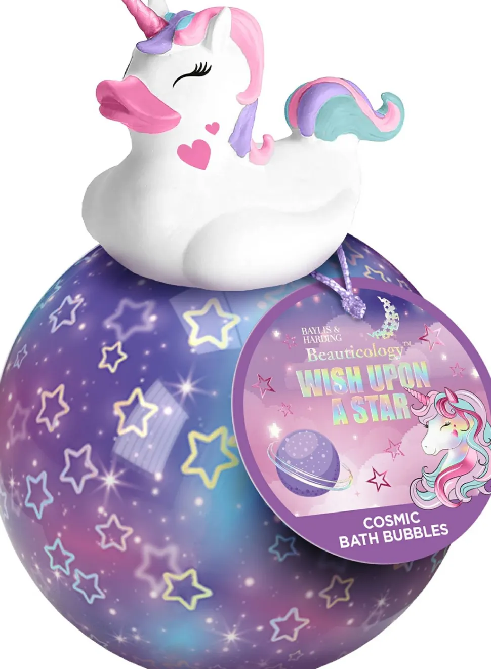 Kinderbadewanne-Schaum mit Spielzeug, Einhorn