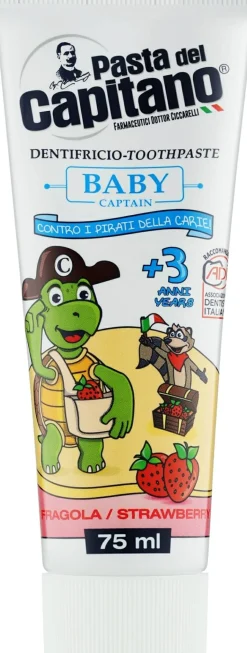 Kinderzahnpasta mit Erdbeeregeschmack 3 Jahre
