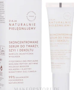 Konzentriertes feuchtigkeitsspendendes und glättendes Serum für Gesicht, Hals und Dekolleté