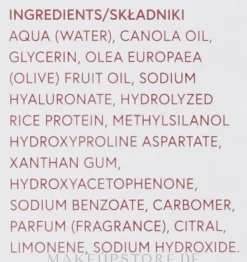 Konzentriertes feuchtigkeitsspendendes und glättendes Serum für Gesicht, Hals und Dekolleté