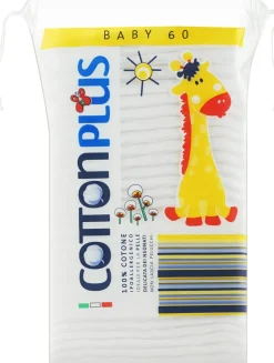 Kosmetische Pads für Kinder, Giraffe, 60 Stück