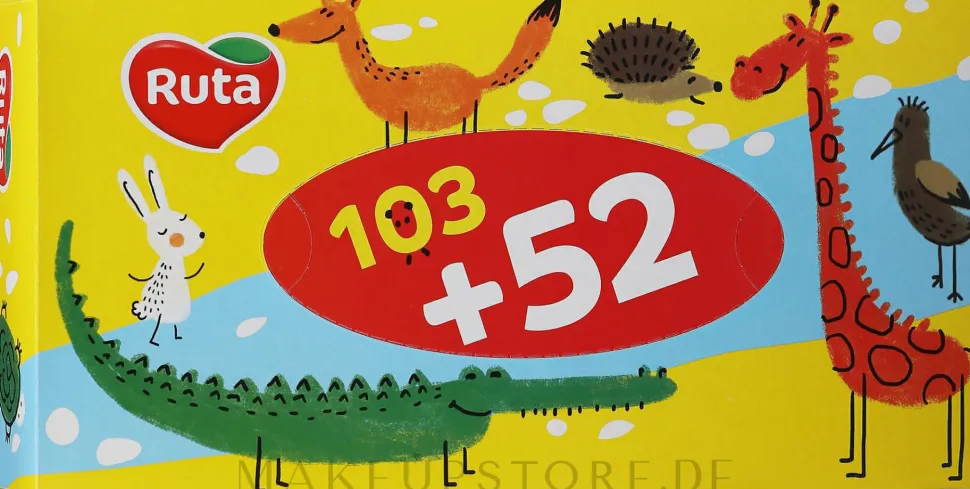 Kosmetische Tücher gelb 155 St.