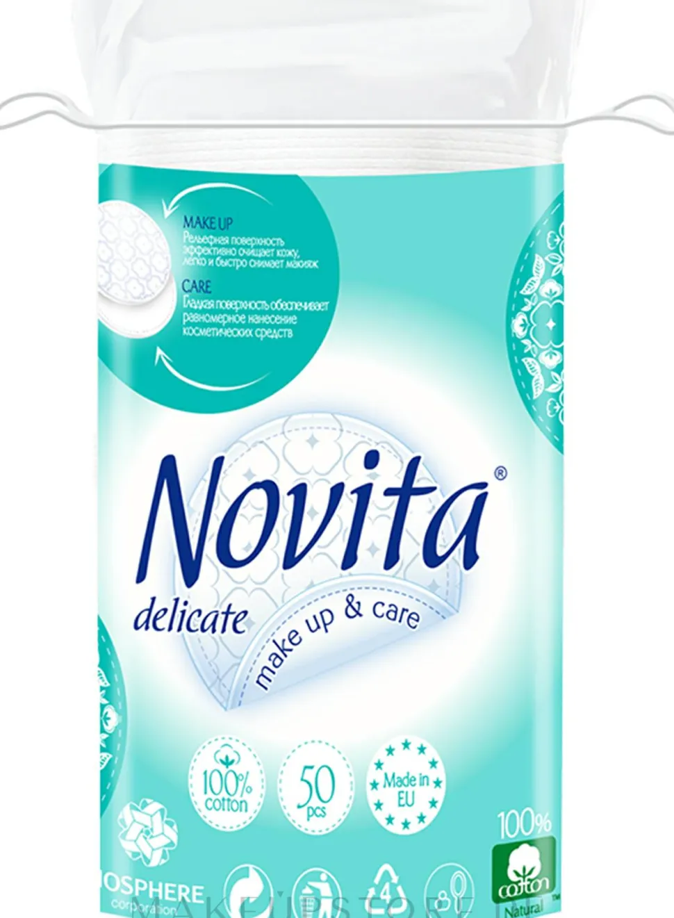 Kosmetische Wattepads, 50St