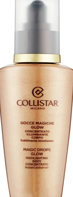 Körper-Gel-Serum mit Perlenmikropartikeln und goldenen Pigmenten