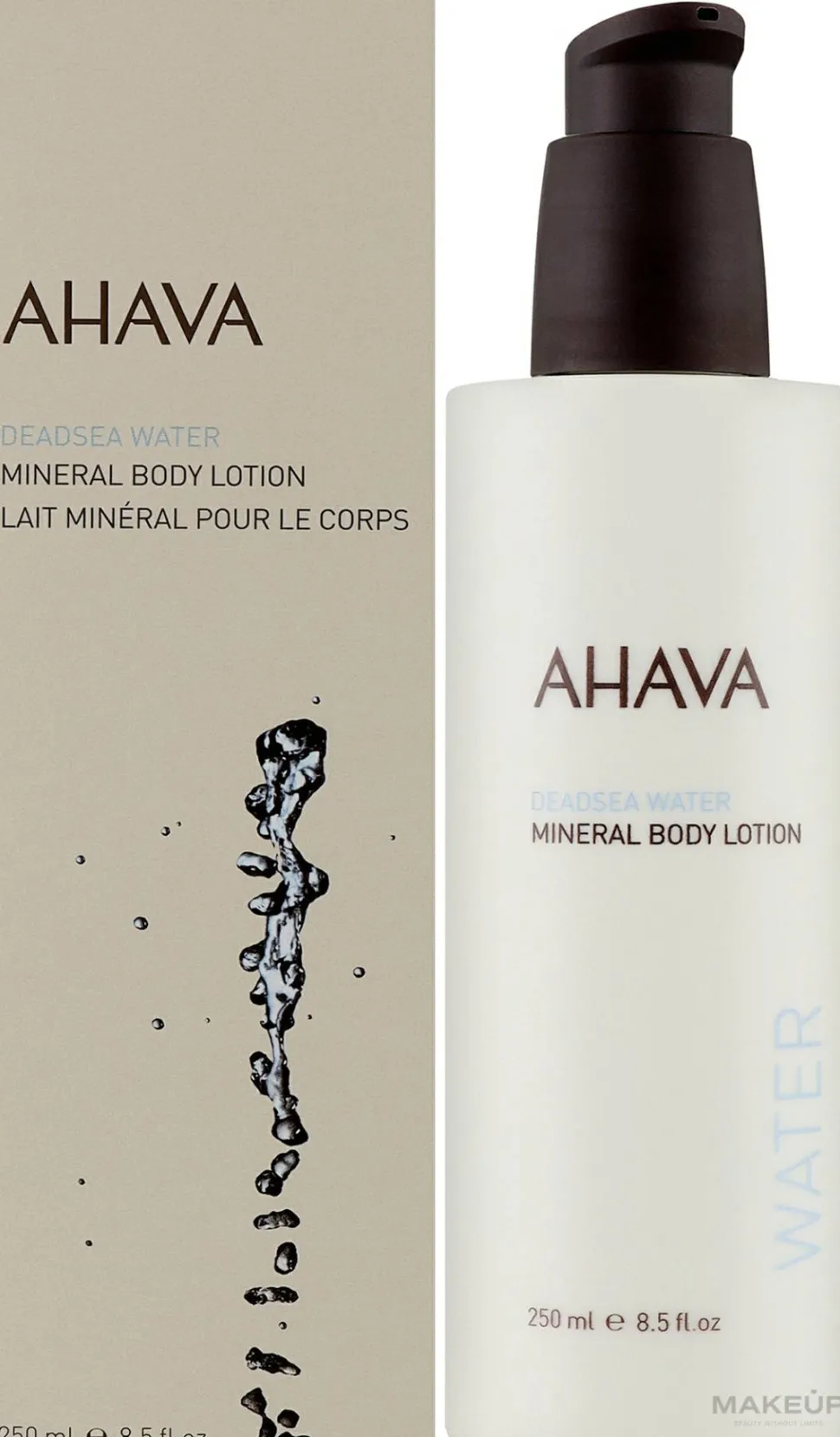 Körperlotion mit nährstoffreichem Wasser aus dem Toten Meer