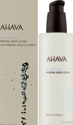 Körperlotion mit nährstoffreichem Wasser aus dem Toten Meer