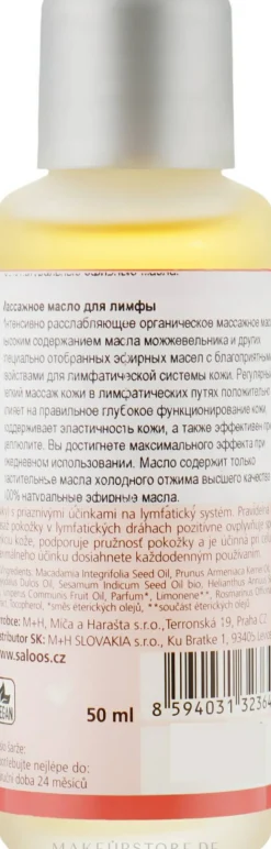 Körper-Massageöl Lymfa Fit