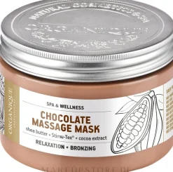 Körpermassage-Maske mit Schokolade