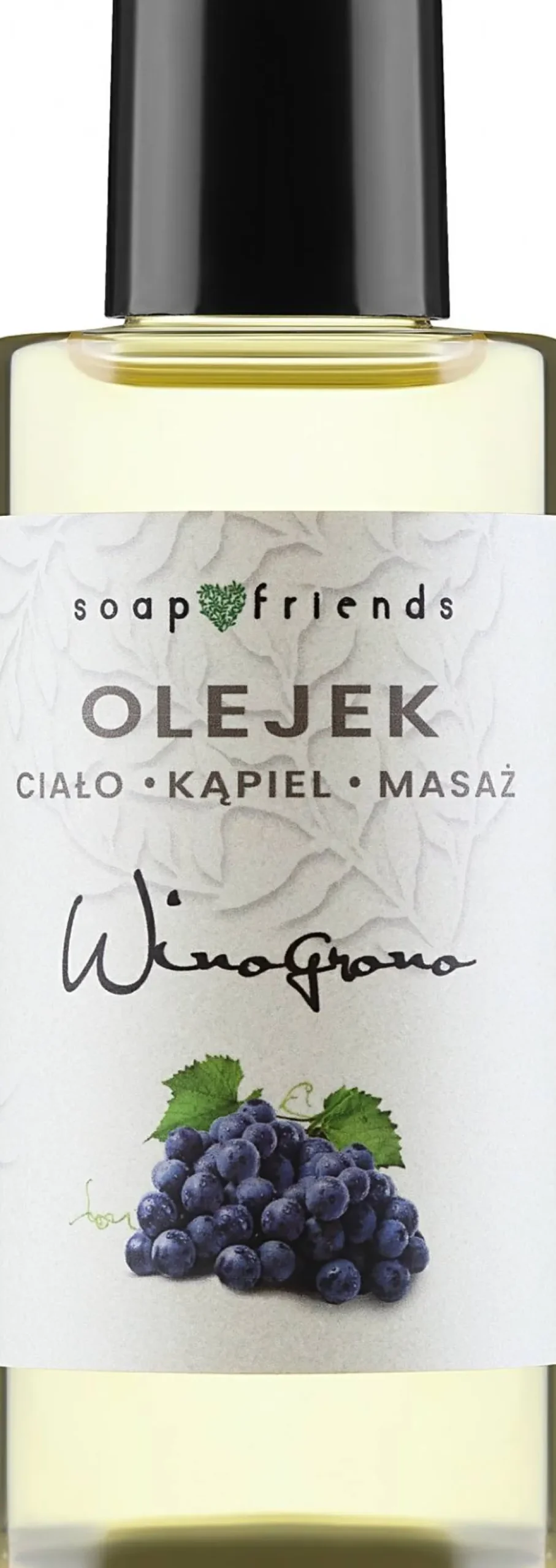 Körper-, Massage- und Badeöl mit Trauben