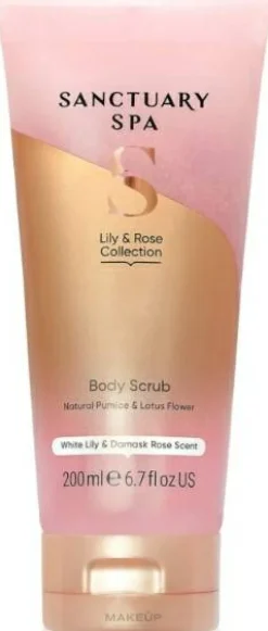 Körperpeeling-Gel Lilie und Rose