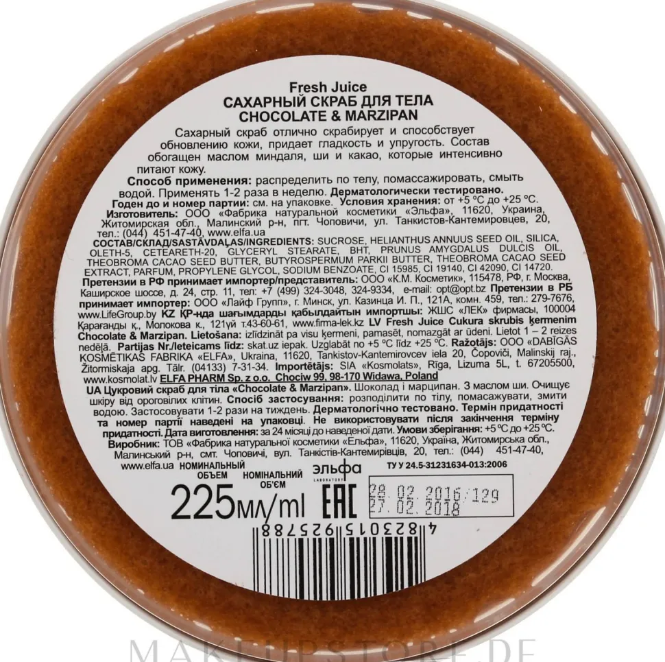 Körperpeeling mit Kristallzucker