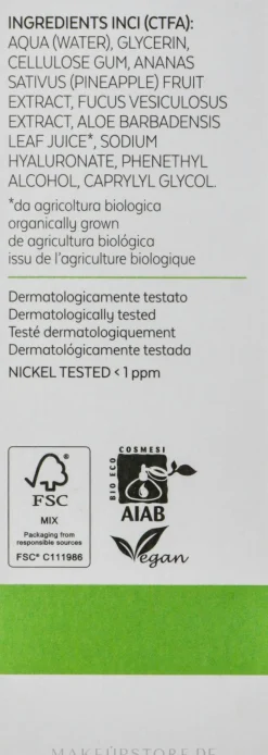 Körperserum Fucus und Ananas 6%