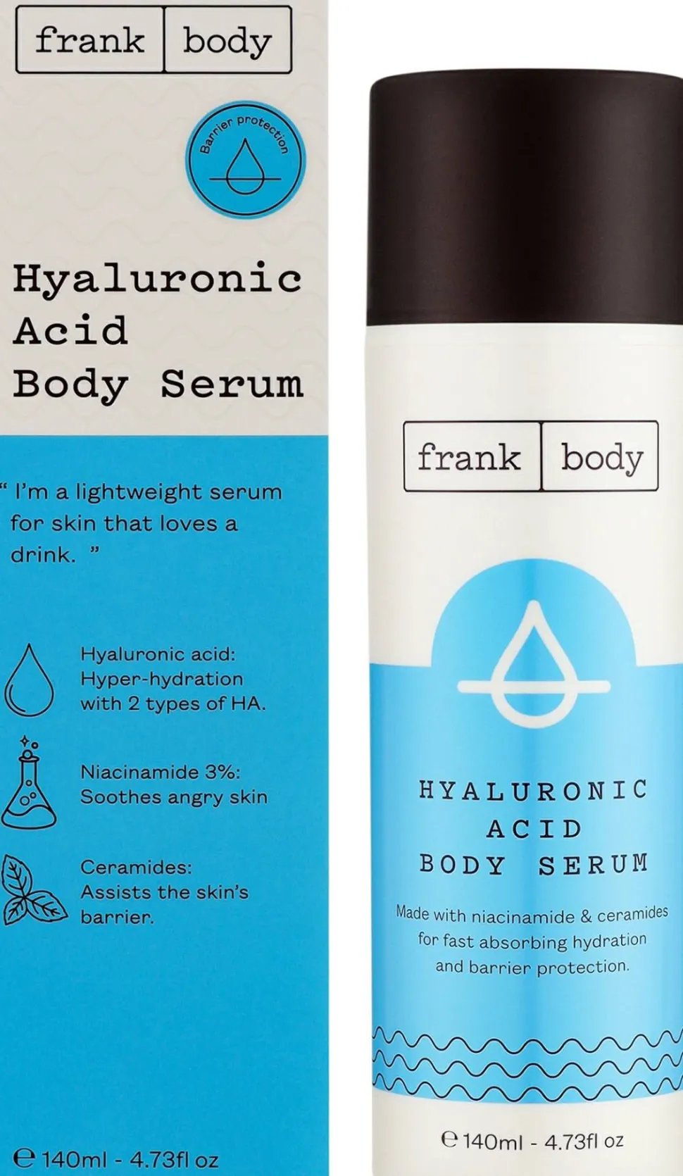 Körperserum mit Hyaluronsäure