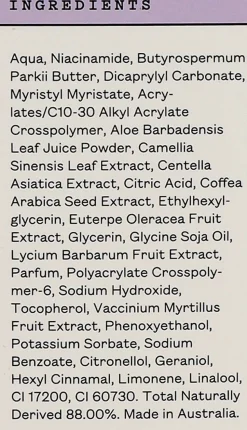 Körperserum mit Niacinamid