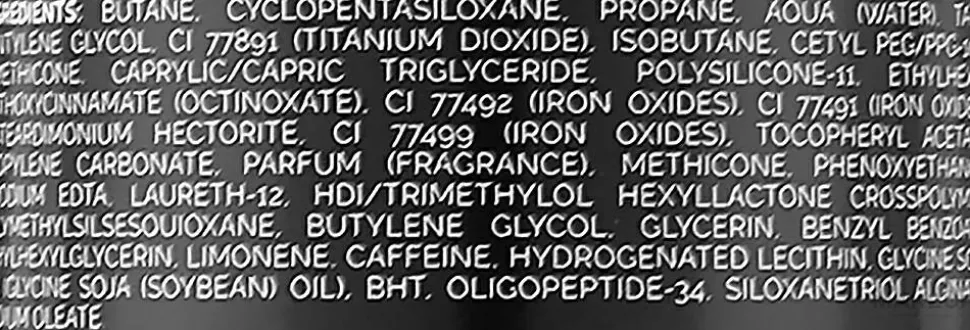 Körperspray mit reflektierender Wirkung