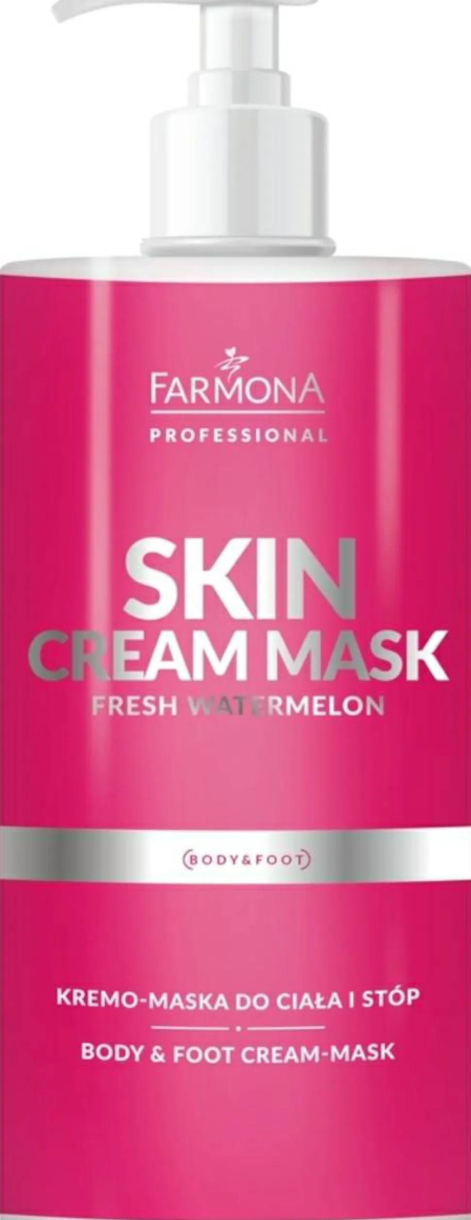 Körper- und Fußcrememaske mit Wassermelonenaroma