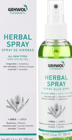 Kräuterlotion mit Urea für die Füße