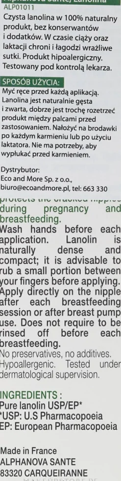 Lanolin für empfindliche Brustwarzen