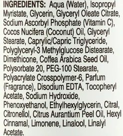 Leichtes Körperserum-Spray mit Vitamin C