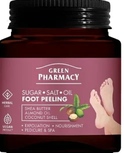 Öliges Zucker-Salz-Peeling für die Füße
