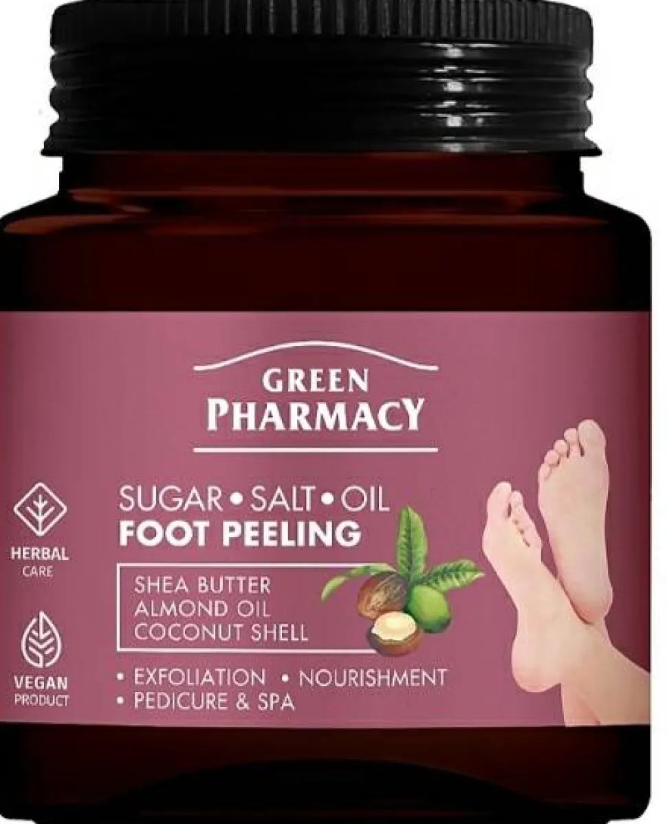 Öliges Zucker-Salz-Peeling für die Füße