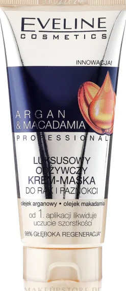 Luxuriöse Pflegemaske für Hände und Nägel mit Argan & Macadamia
