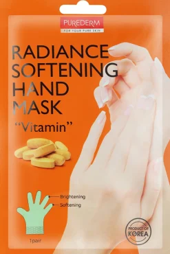 Maskenhandschuhe für weiche und glänzende Hände mit Vitaminen